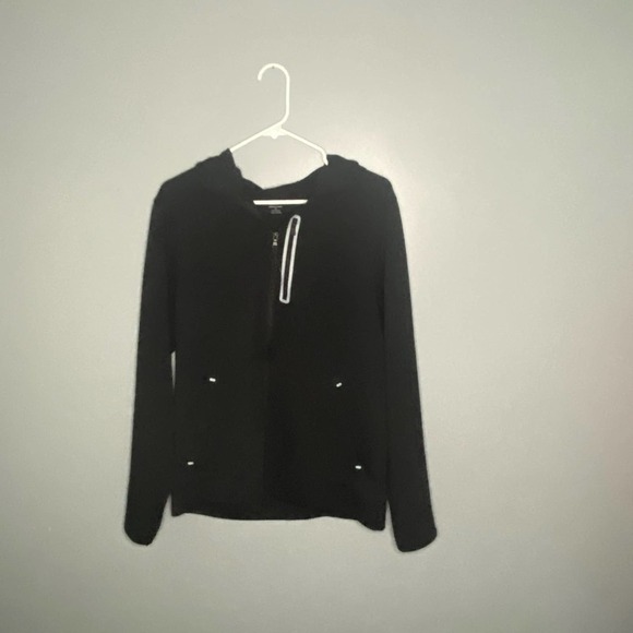 Old Navy Active Black hooded zip up jacket Size - Picture 2 of 8